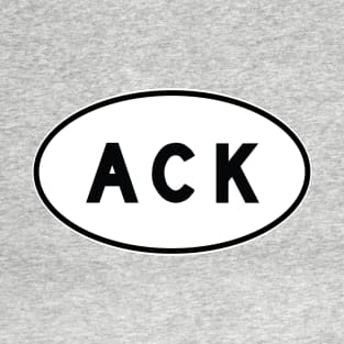 ACK - Nantucket Memorial Airport - FAA Code T-Shirt